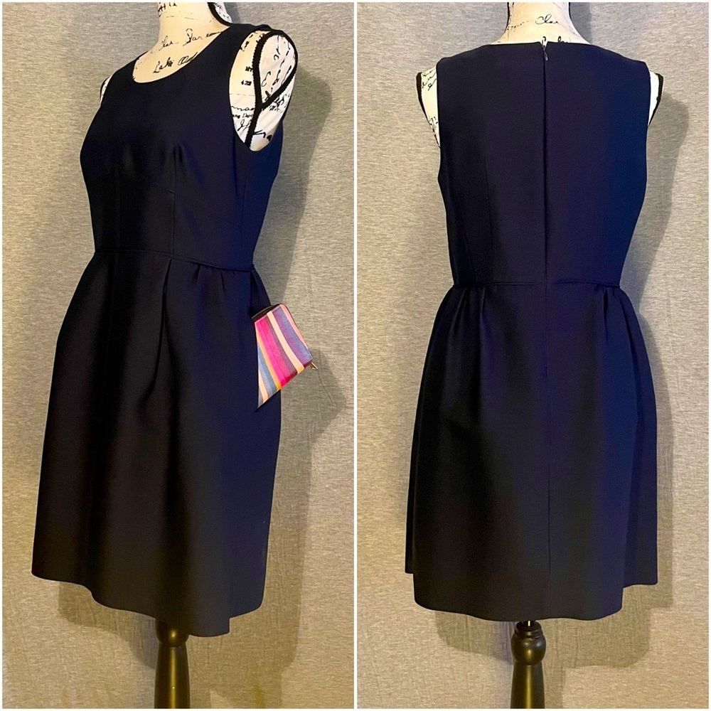 J.Crew wool work dress, navy